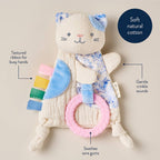 NR BITZY CRINKLE SENSORY TOY TEETHER | FOX