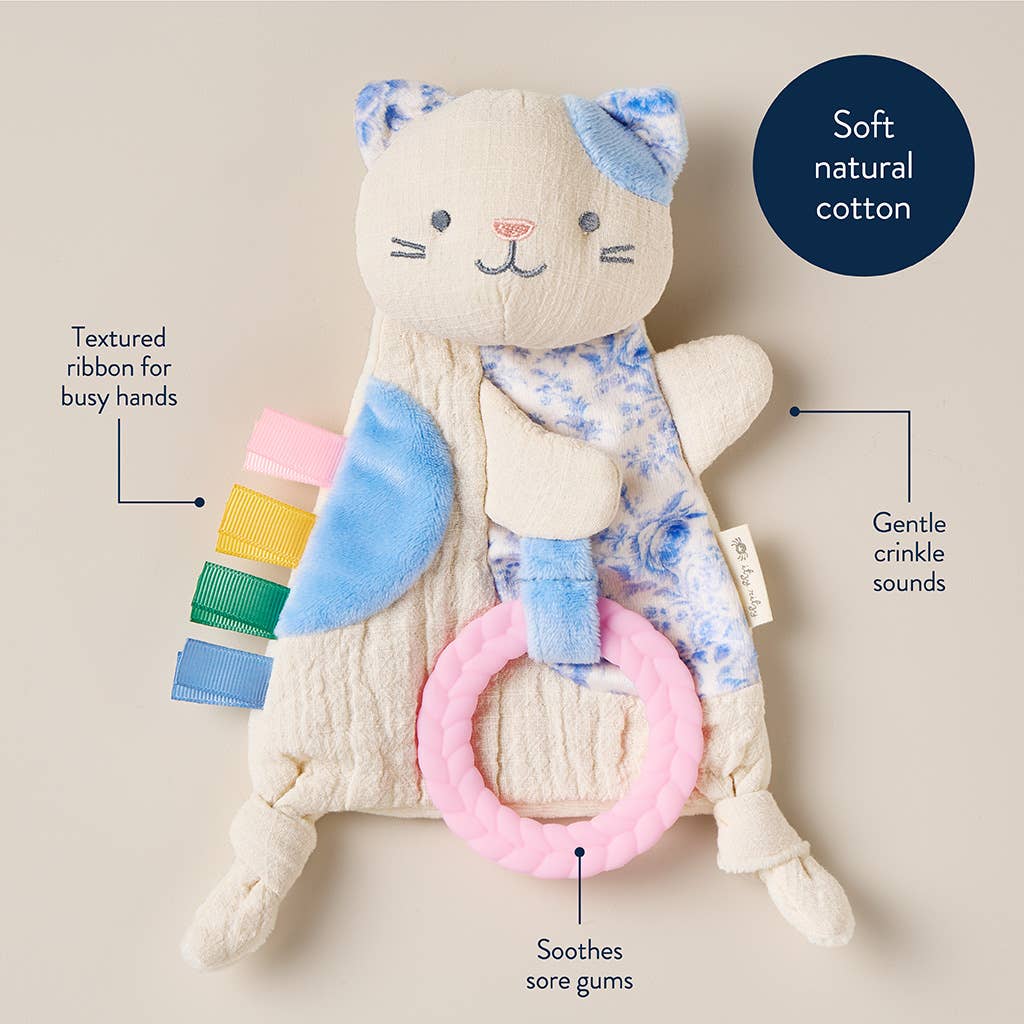 NR BITZY CRINKLE SENSORY TOY TEETHER | FOX
