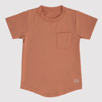NR SWIZZ POCKET TEE | TERRACOTTA