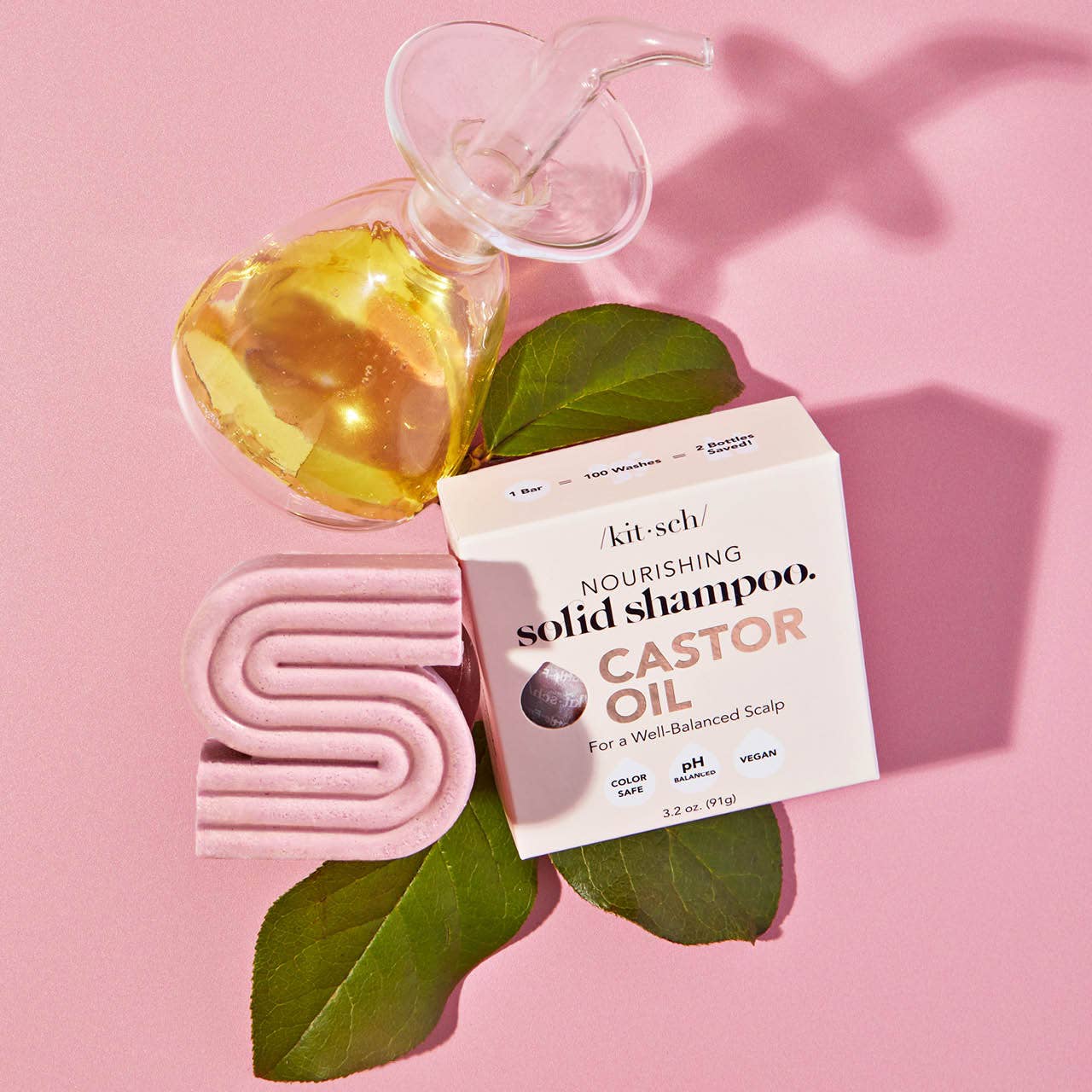 NR KITSCH SHAMPOO BAR CASTOR OIL | NOURISHING