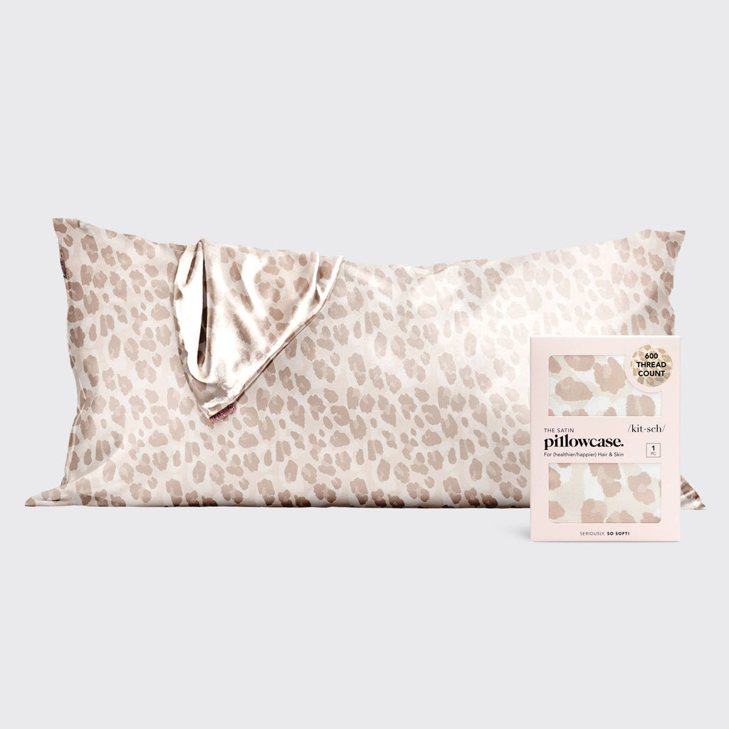 NR KITSCH KING SATIN PILLOWCASE | LEOPARD