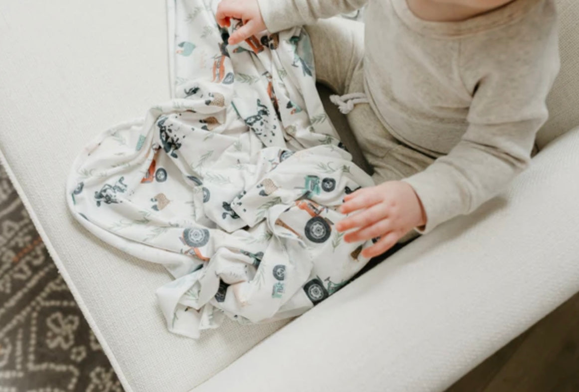 NR COPPER PEARL SWADDLE BLANKET | FARMING JO