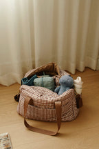 NR MINIKA DIAPER BAG | VICHY BROWN