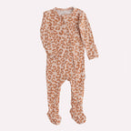 NR PIP + PHEE BAMBOO FOOTED SLEEPER | MAPLE GRID | NEWBORN