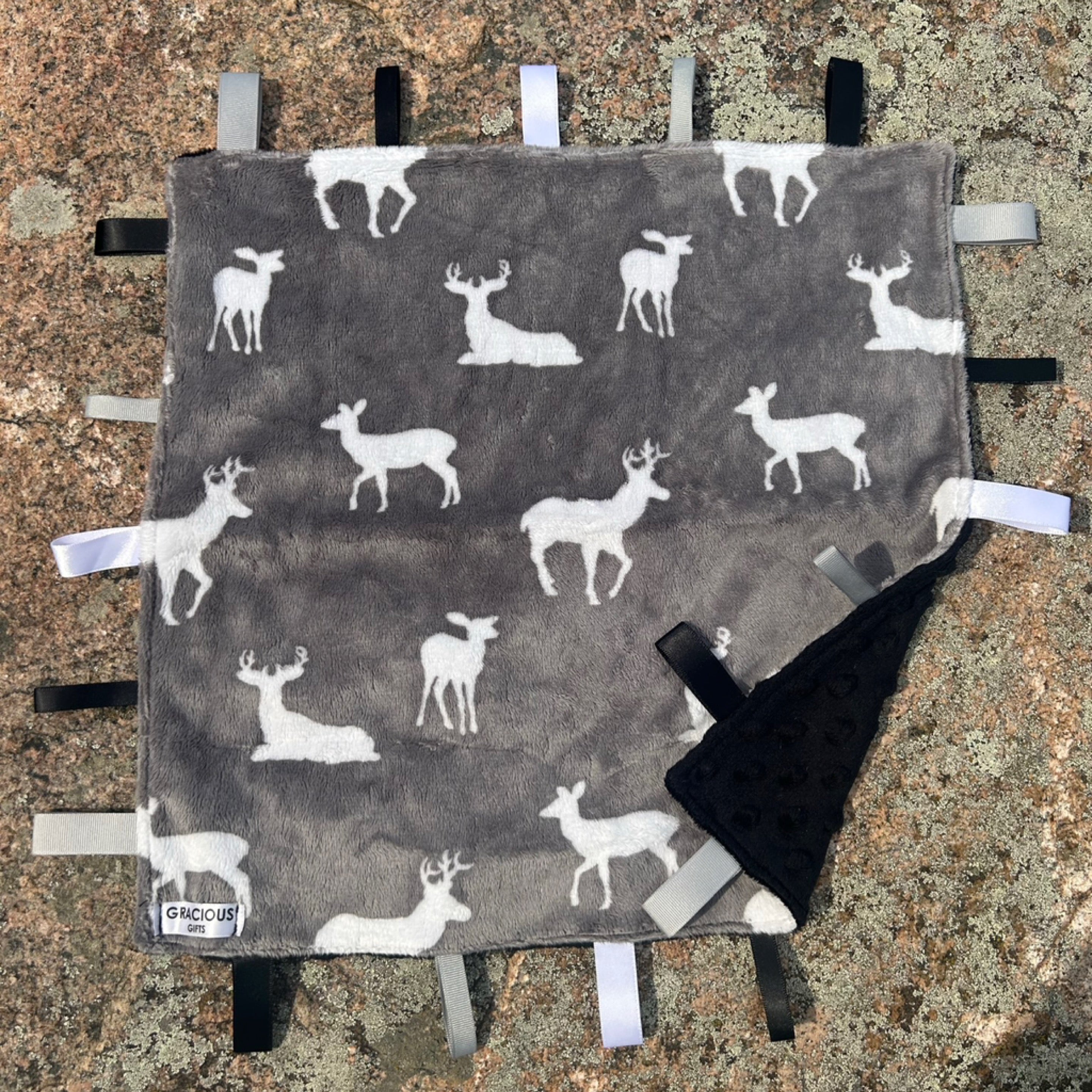 NR GG SNUGGLE BLANKY | BLACK DEER