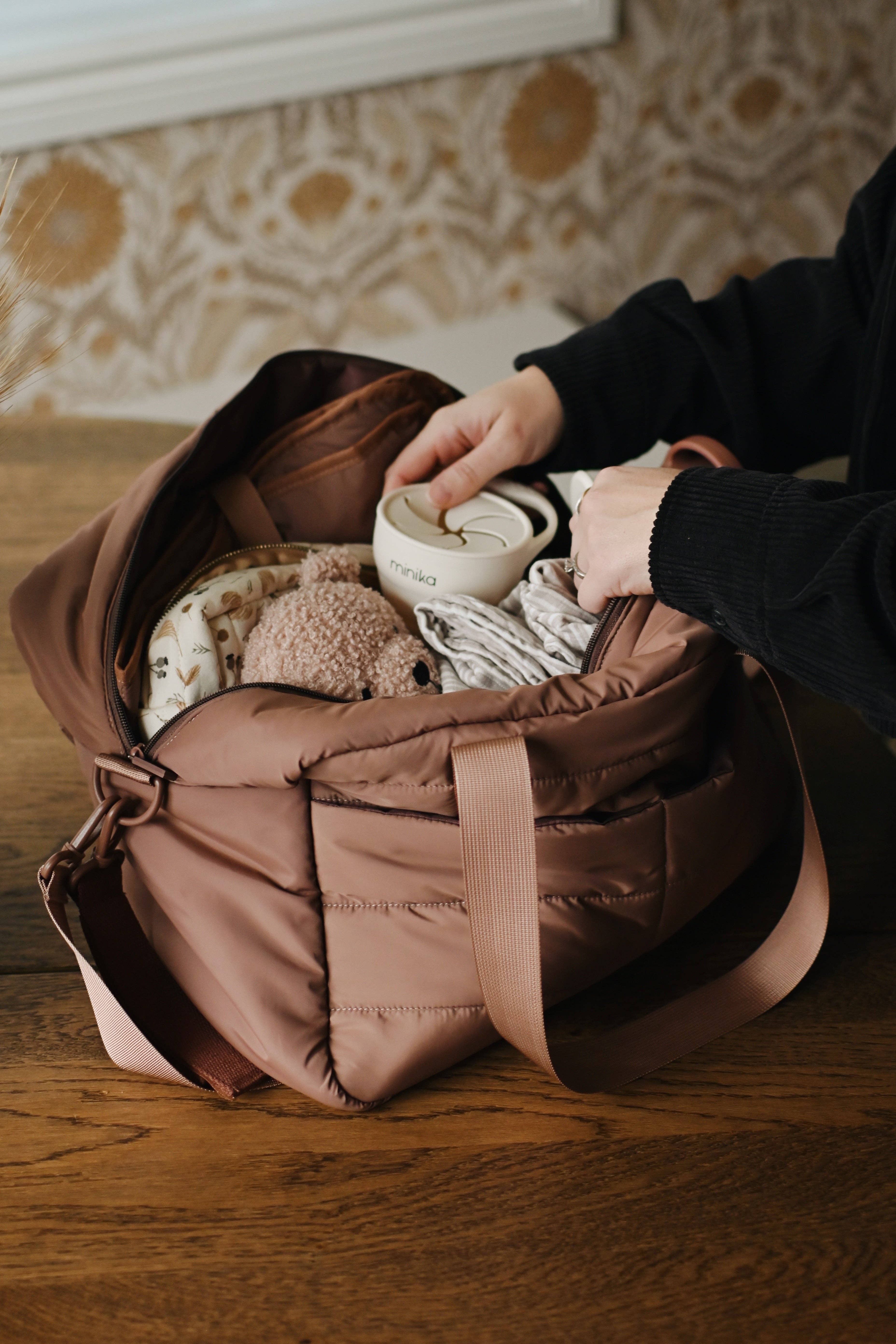 NR MINIKA DIAPER BAG | CACAO