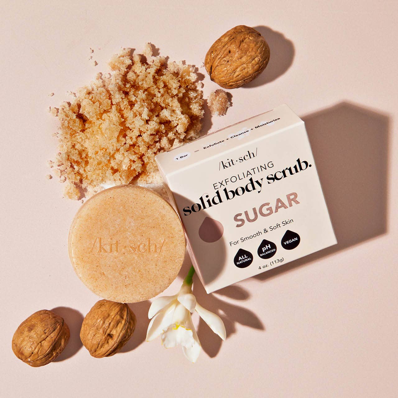 NR KITSCH SUGAR EXFOLIATING BODY SCRUB BAR