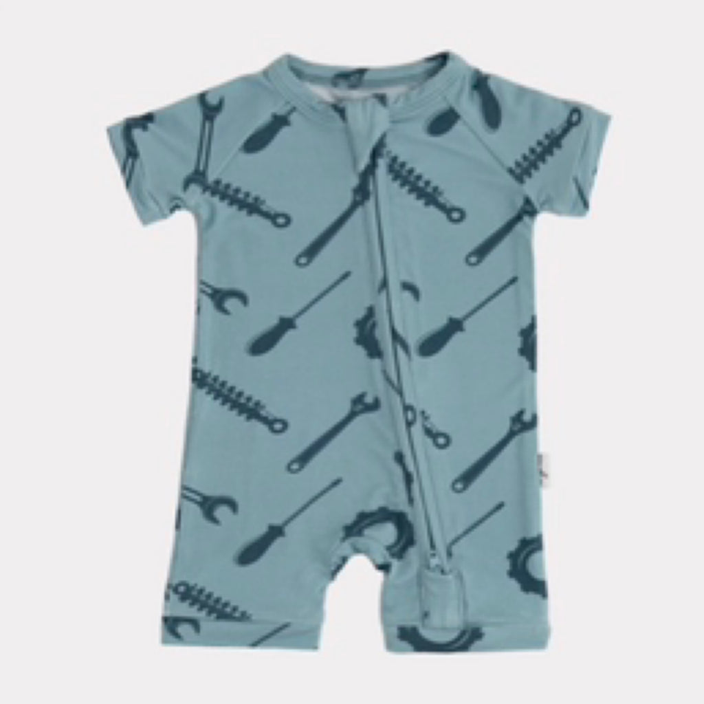 NR PIP + PHEE BAMBOO PLAYSUIT | AQUA TOOLS