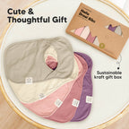 NR KEABABIES 8-PACK HALLO DROOL BIBS | FLEUR
