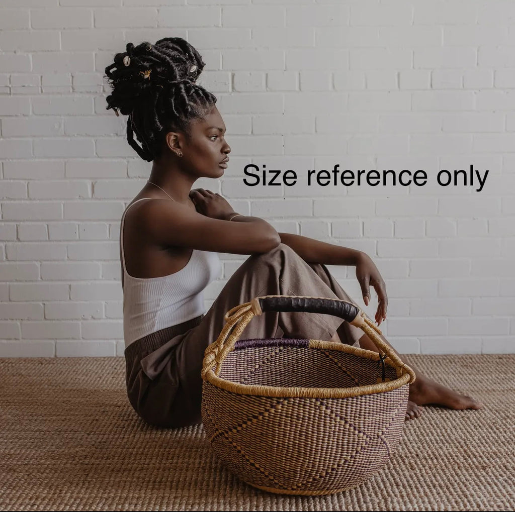 BIG BLUE MOMA - ROUND BASKET