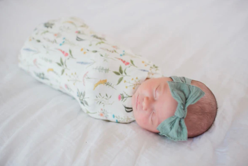 NR COPPER PEARL SWADDLE BLANKET | ASPEN FLORALS