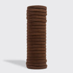 NR KITSCH NYLON ELASTICS 20pc | CHOCOLATE