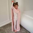 NR PIP PHEE TODDLER PLUSH BLANKET | PINK CHECK