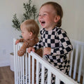 NR PIP + PHEE BAMBOO 2PC | CHARCOAL CHECK