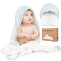 NR KEABABIES LUXE HOODED TOWEL | 35x35 | BLUE WHALE
