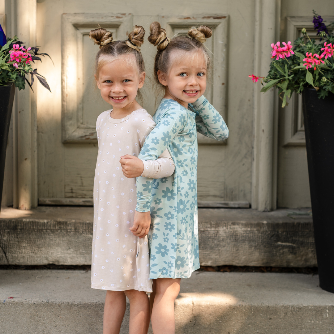 NR PIP + PHEE BAMBOO DRESS | MINT FLORAL