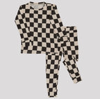NR PIP + PHEE BAMBOO 2PC | CHARCOAL CHECK