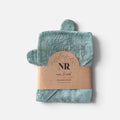 NR HOODED BEAR TOWEL | 36x36 | EUCALYPTUS