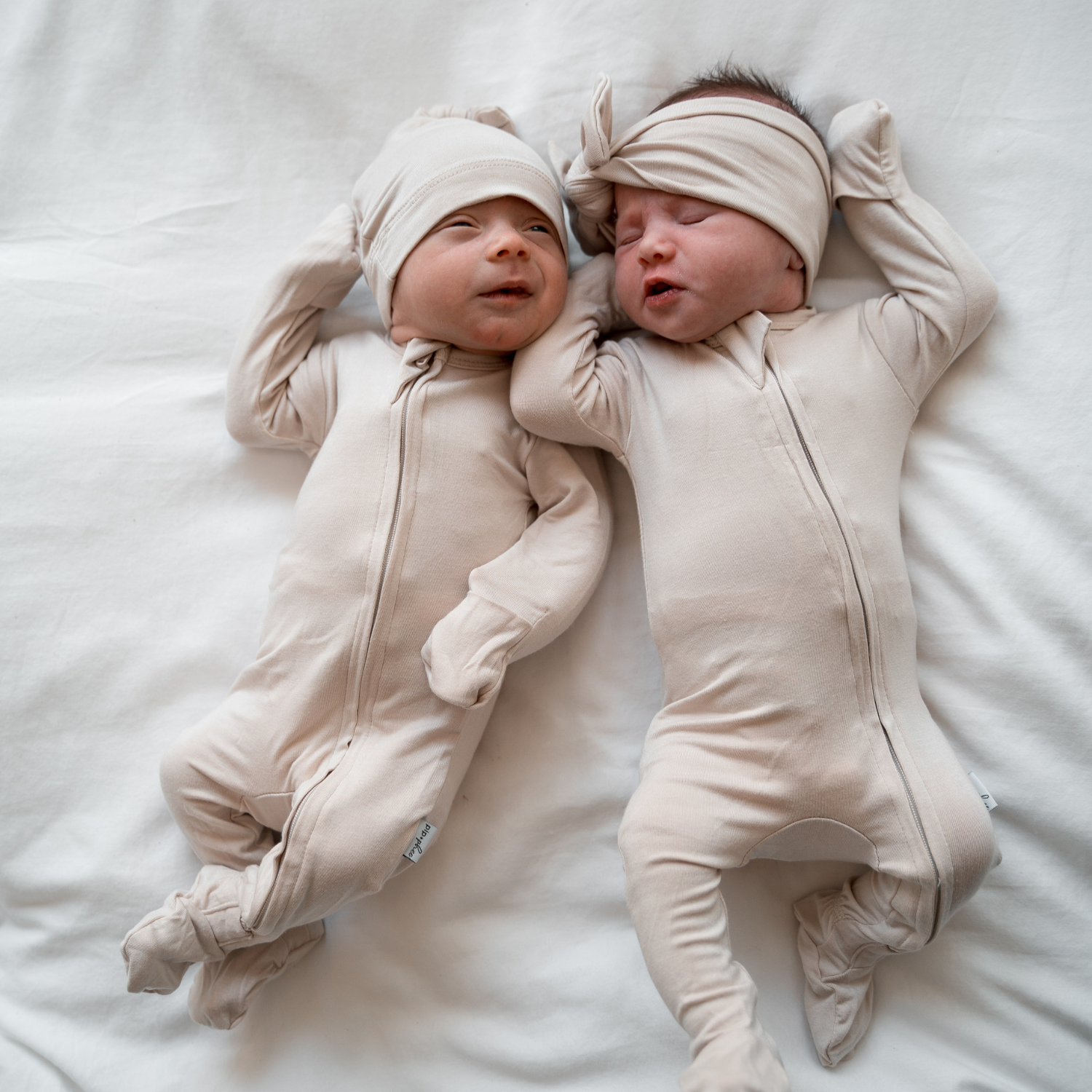 NR PIP + PHEE BAMBOO FOOTED SLEEPER | NIGHT BLACK | 0-3 M