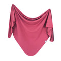 NR COPPER PEARL SWADDLE BLANKET | RIBBED | BERRY