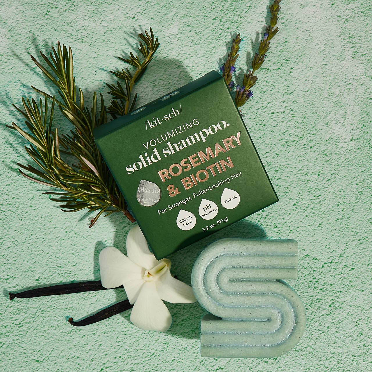 NR KITSCH SHAMPOO BAR ROSEMARY & BIOTIN | VOLUMIZING
