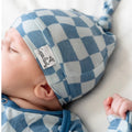NR COPPER PEARL TOP KNOT HAT | MILES BLUE CHECK