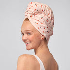 NR KITSCH XL HAIR TOWEL WRAP | CHERRY