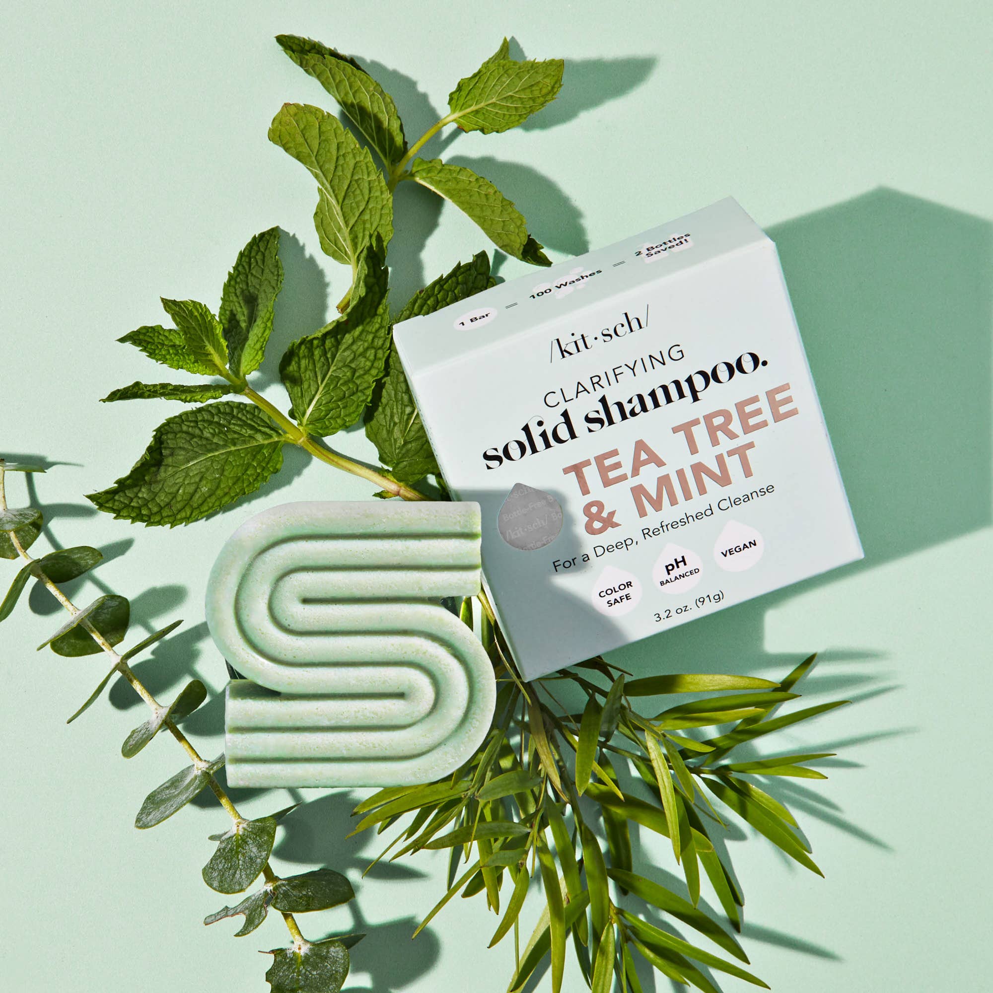 NR KITSCH SHAMPOO BAR TEA TREE & MINT | CLARIFYING