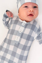 NR BELAN J | SLEEP GOWN | DENIM PLAID