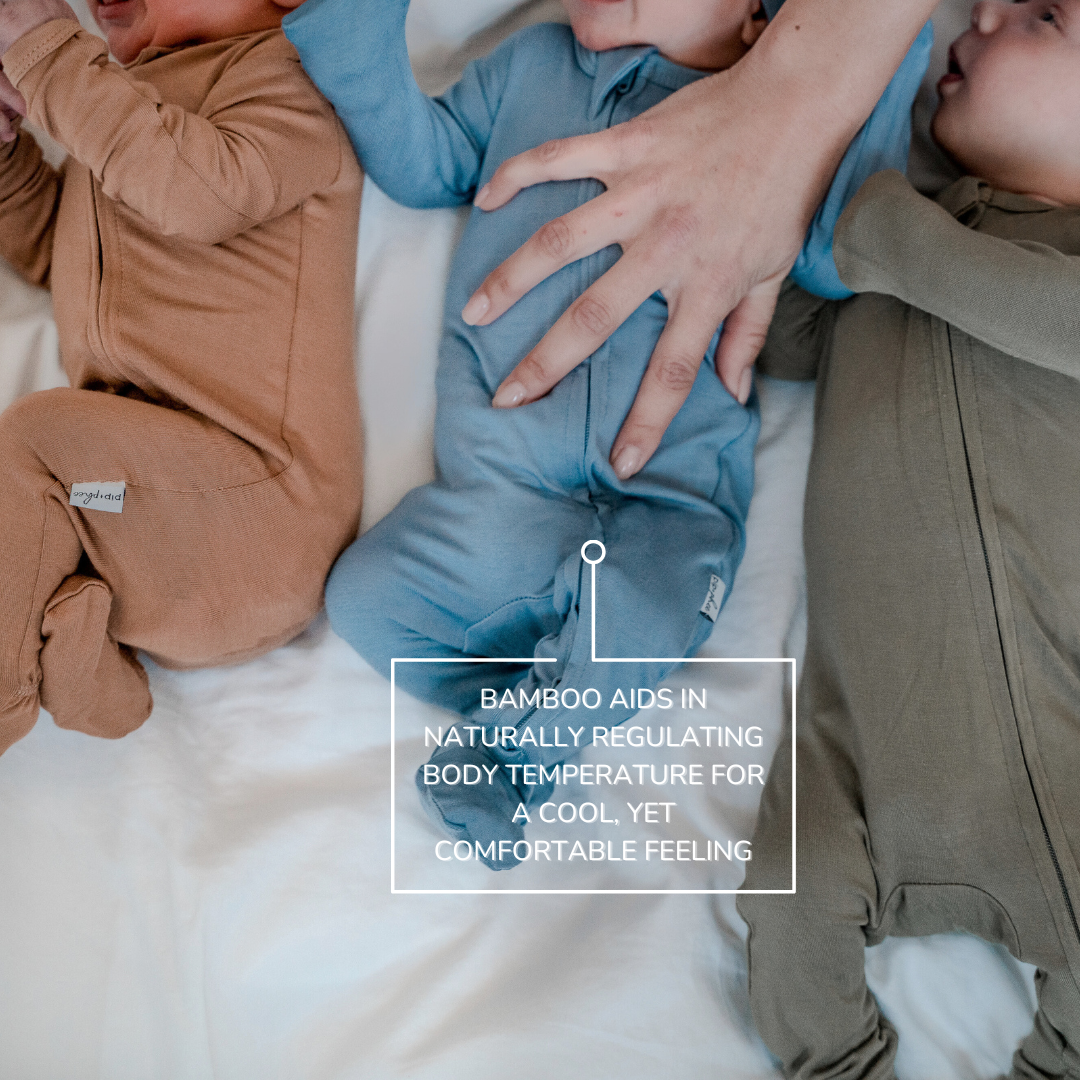 NR PIP + PHEE BAMBOO FOOTED SLEEPER | NIGHT BLACK | 0-3 M