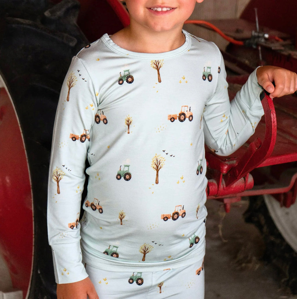 NR BELAN J LONG SLEEVE PJ SET | TRACTORS