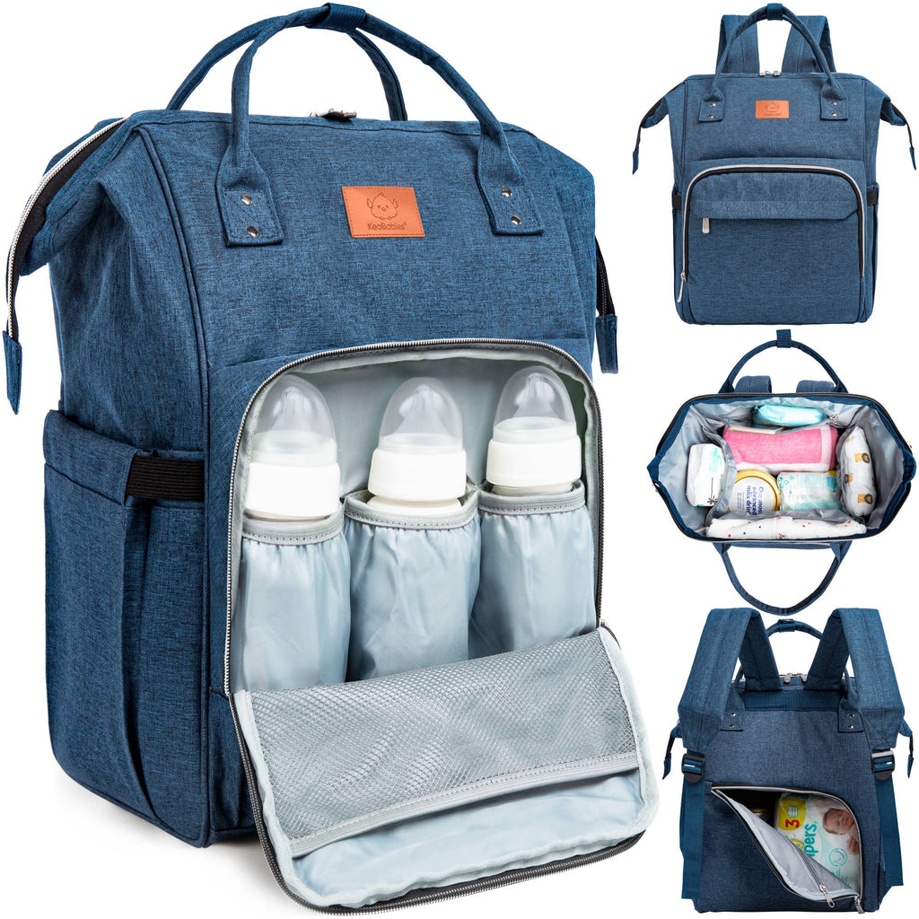 NR KEABABIES DIAPER BAG BACK PACK | STEEL BLUE