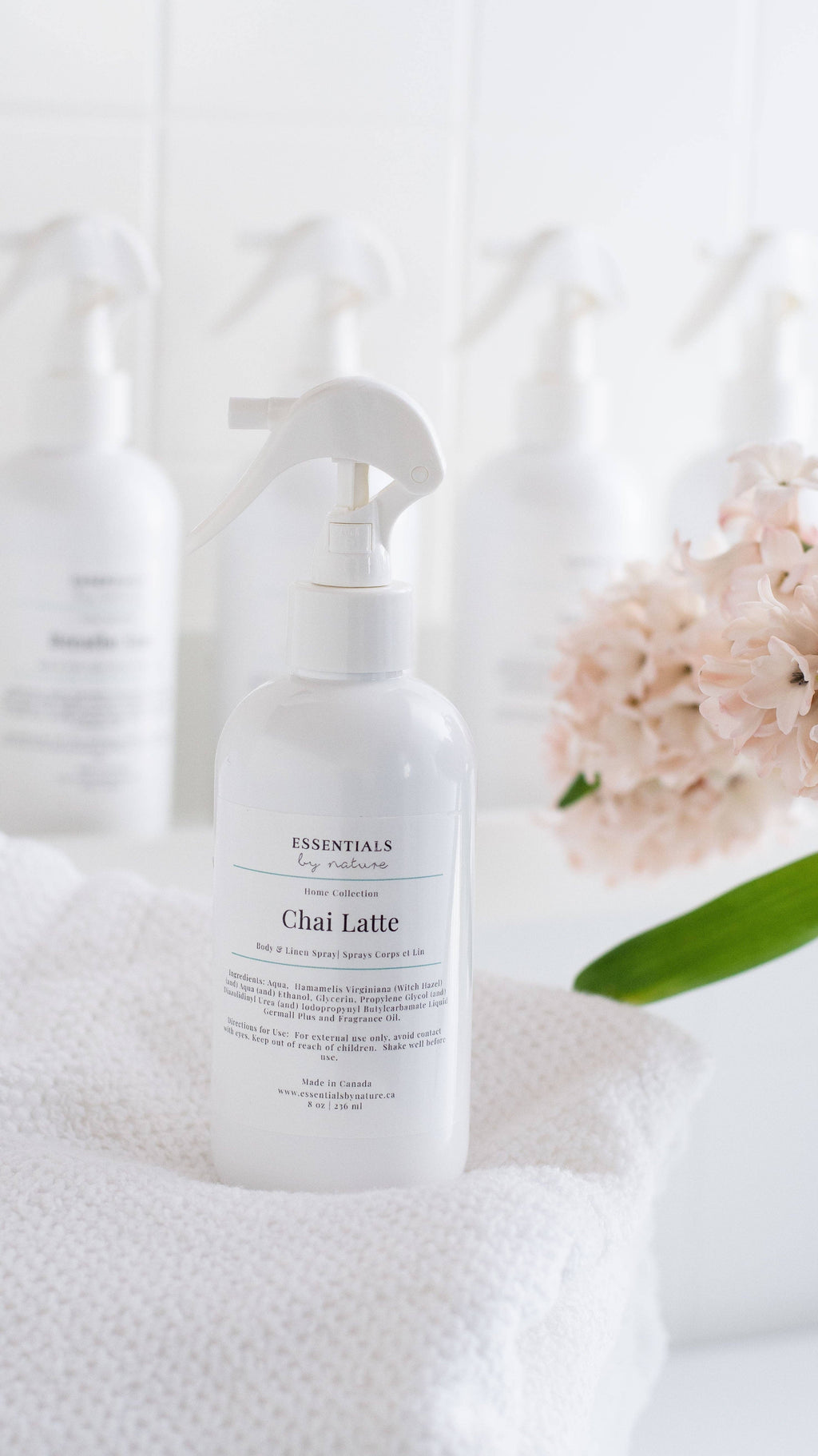 NR CHAI LATTE LINEN AND BODY SPRAY | ESSENTIALS BY NATURE