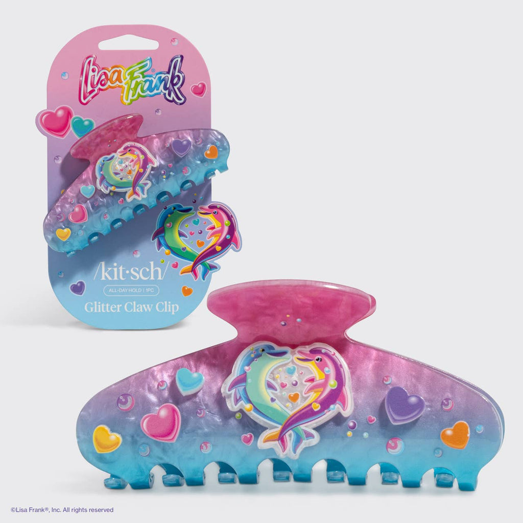 NR KITSCH X LISA FRANK GLITTER CLAW CLIP