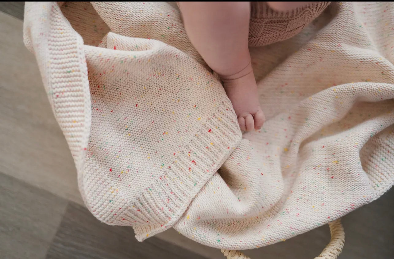 NR KNIT BLANKET | SPRINKLES