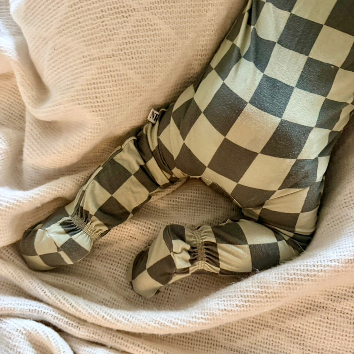NANA & REED | FOOTED SLEEPER | CYPRESS CHECK
