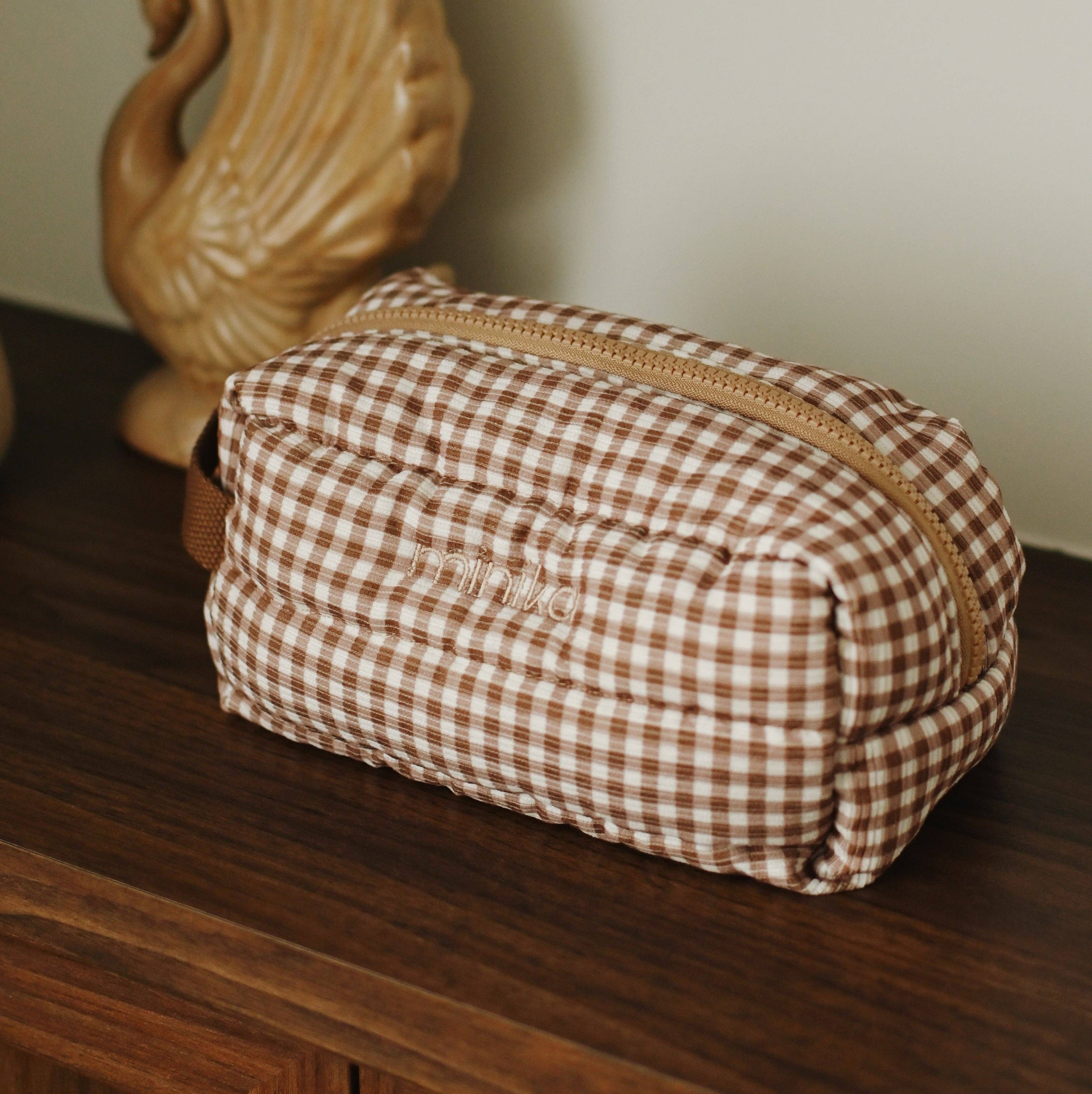NR MINIKA POUCH | VICHY BROWN