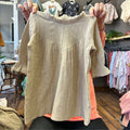 NR DRESS | BROWN LINEN