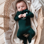 NR PIP + PHEE BAMBOO FOOTED SLEEPER | ARCTIC BLUE | 0-3