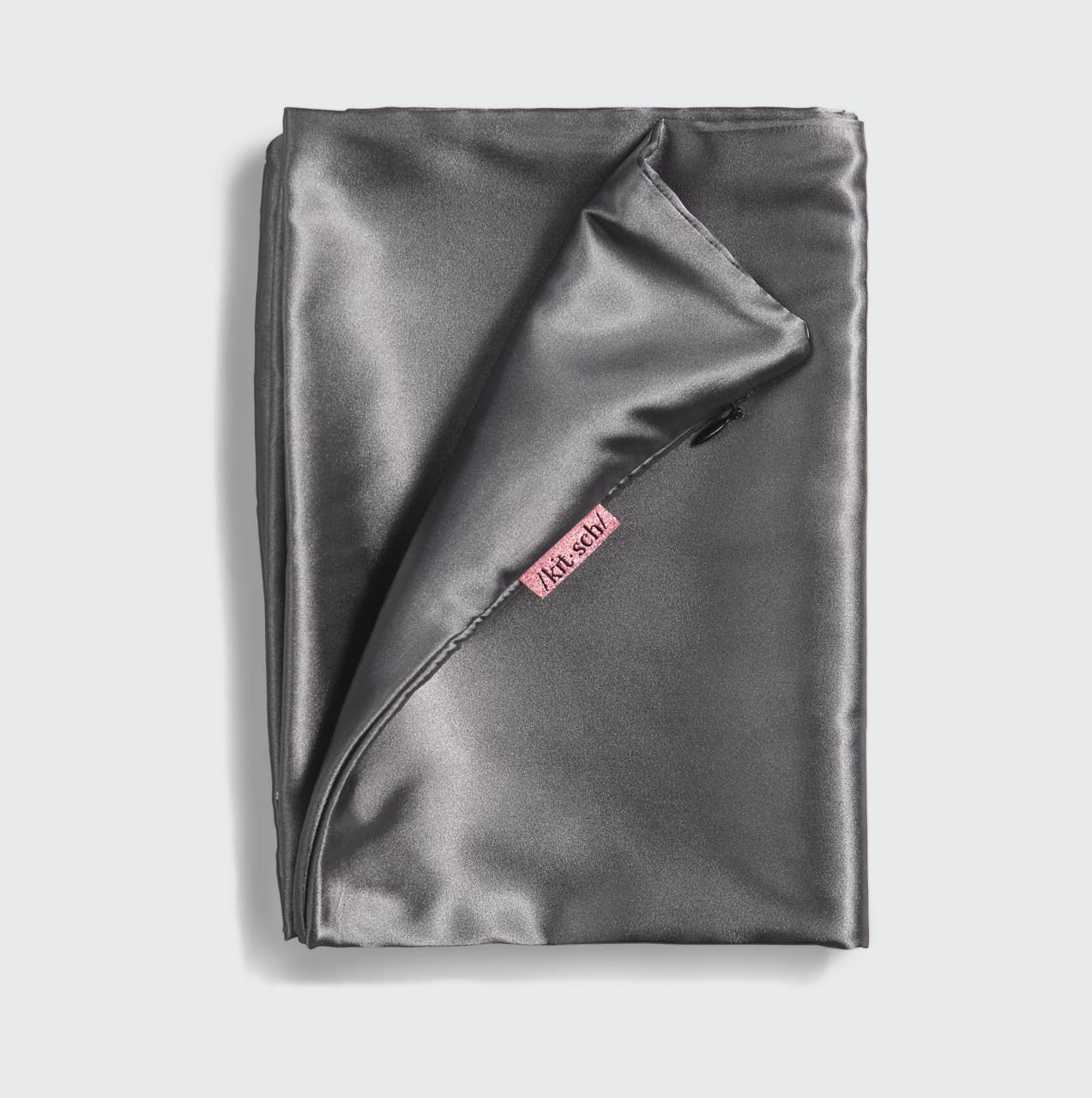 NR KITSCH SATIN PILLOWCASE | CHARCOAL