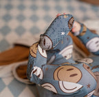 NR PIP + PHEE BAMBOO FOOTED SLEEPER | BROWN SMILEY