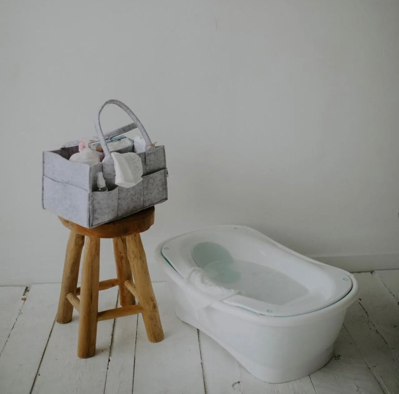 NR DIAPER CADDY | GREY