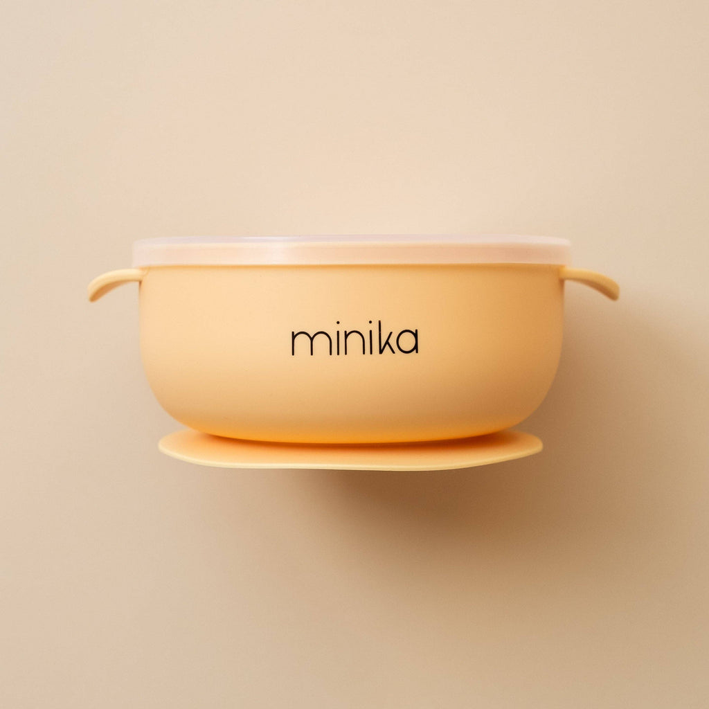 NR MINIKA SILICONE BOWL + LID | SUNSET