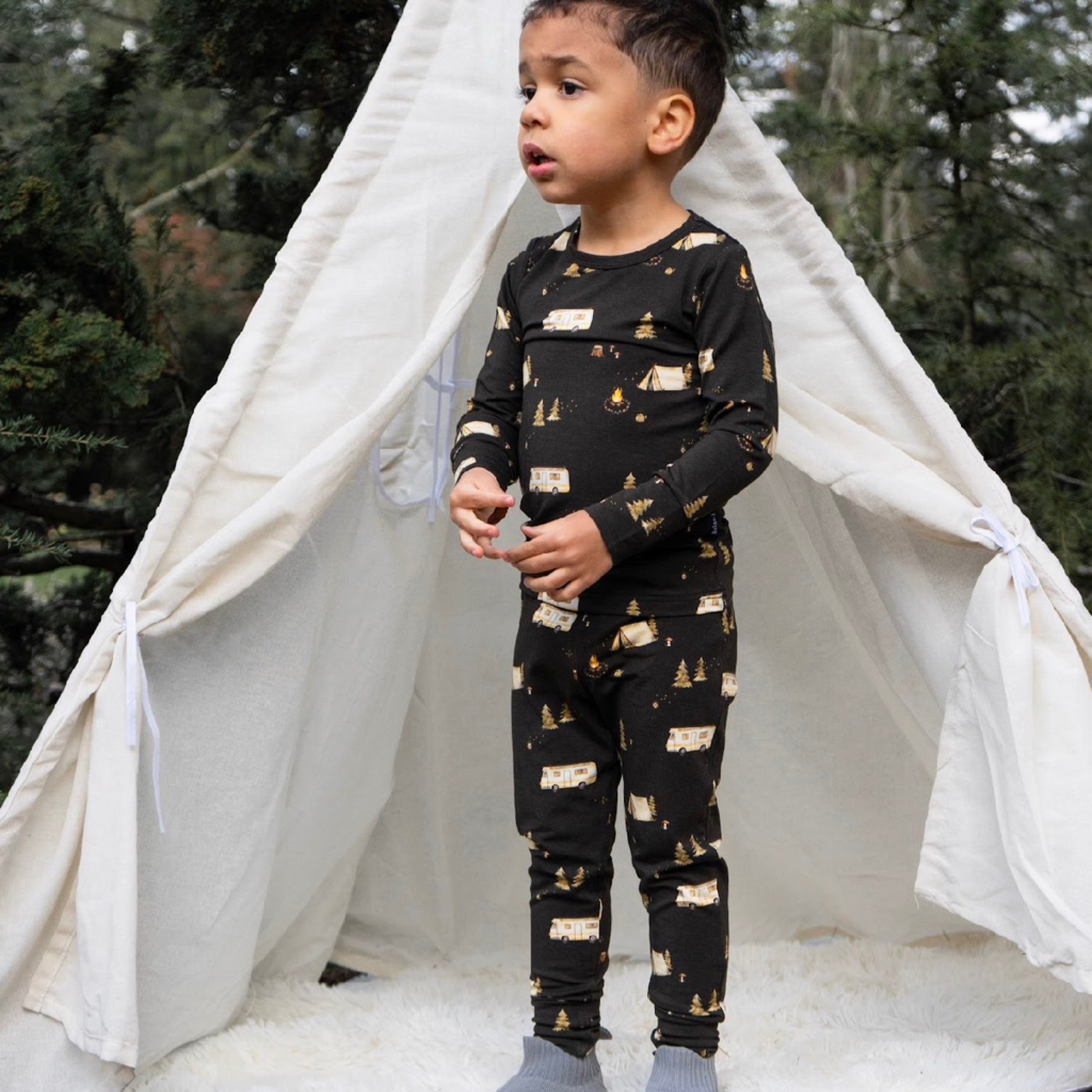 NR BELAN J NIGHT CAMP | 2 PIECE LONG SLEEVE PJ SET