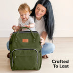 NR KEABABIES DIAPER BAG BACK PACK | OLIVE