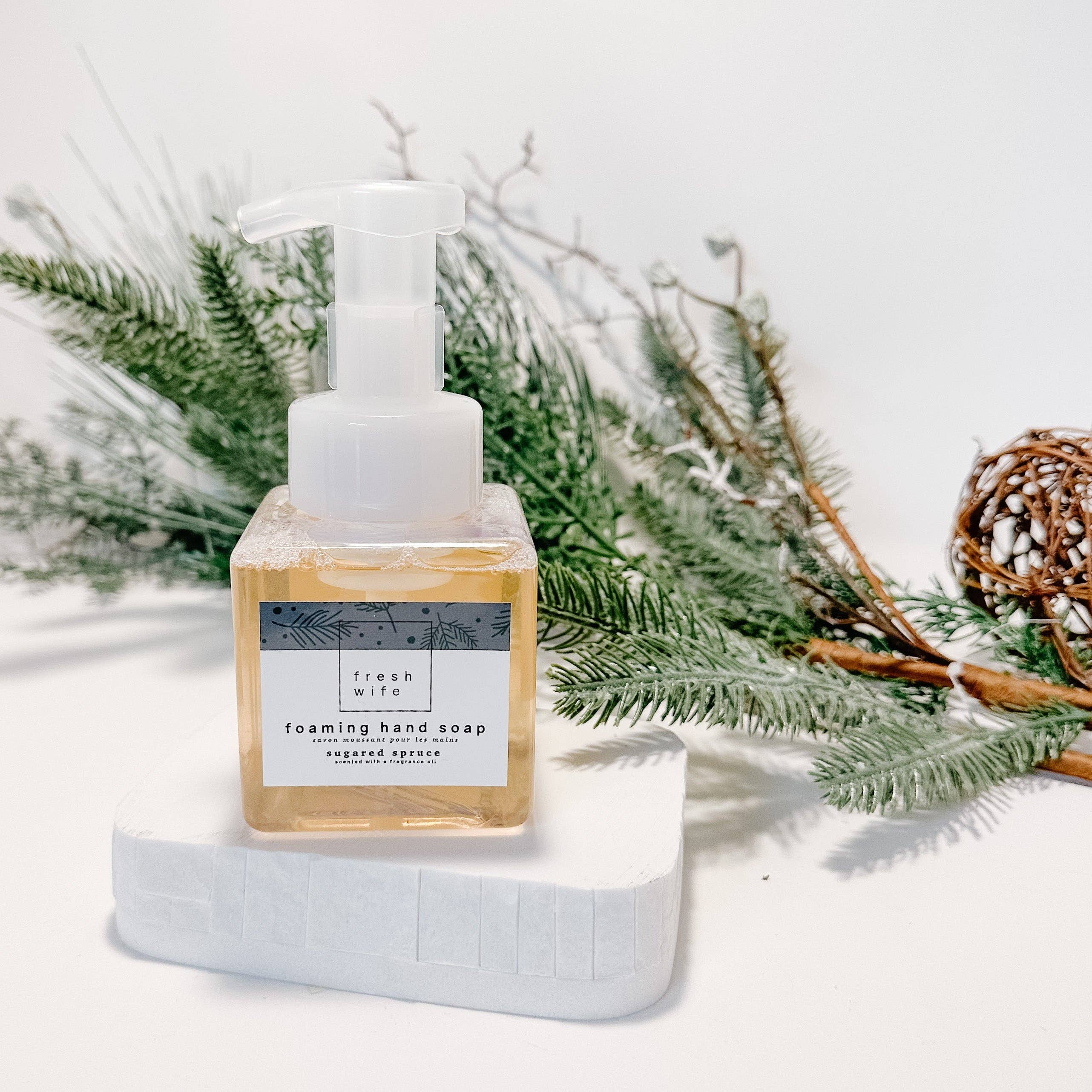 NR SUGARED SPRUCE FOAMING SOAP | FRESH WIFE SOAP CO.