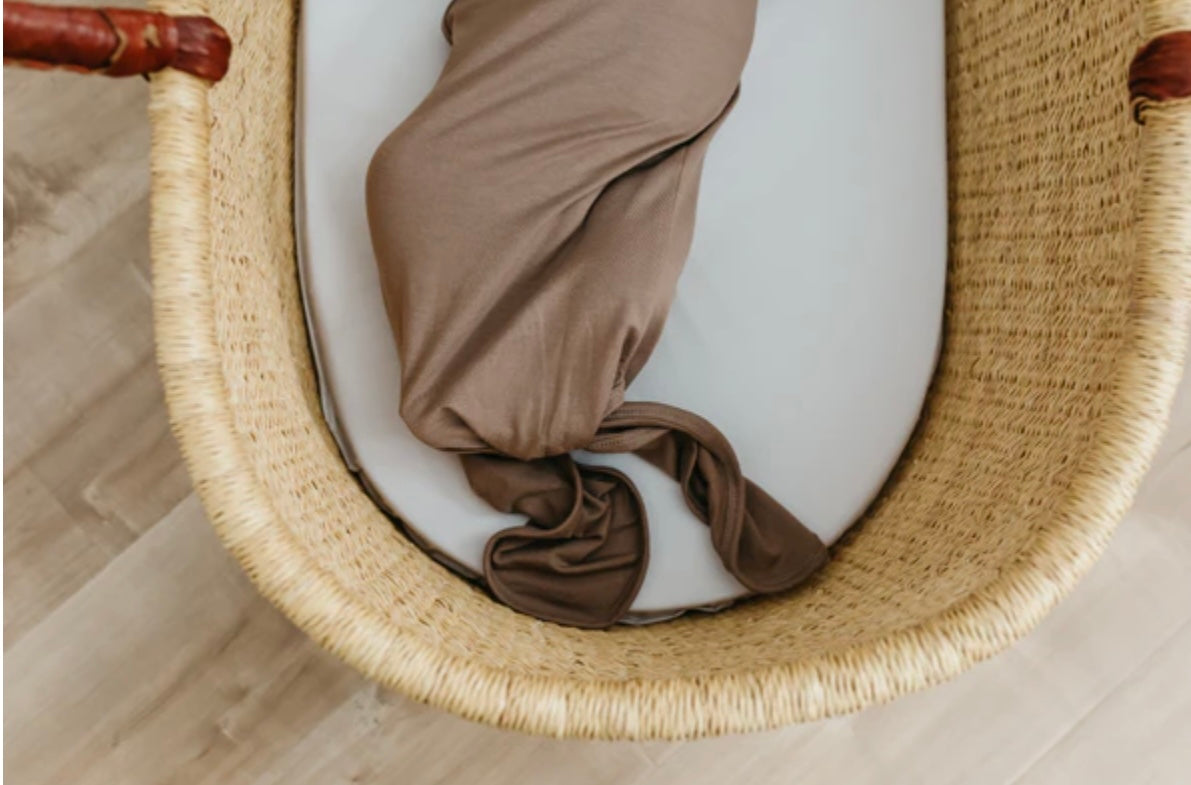 NR COPPER PEARL KNOTTED SLEEP GOWN | GOBI LIGHT BROWN