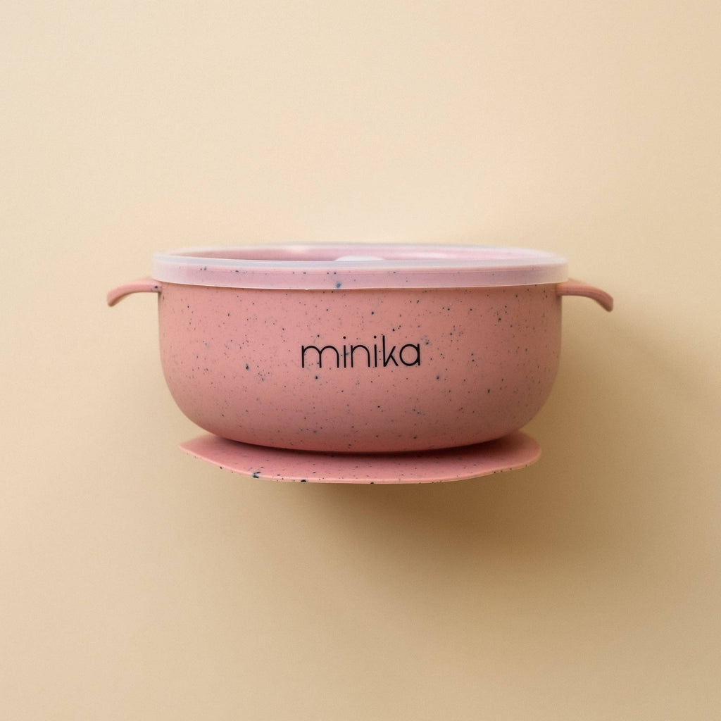 NR MINIKA SILICONE BOWL + LID | SORBET