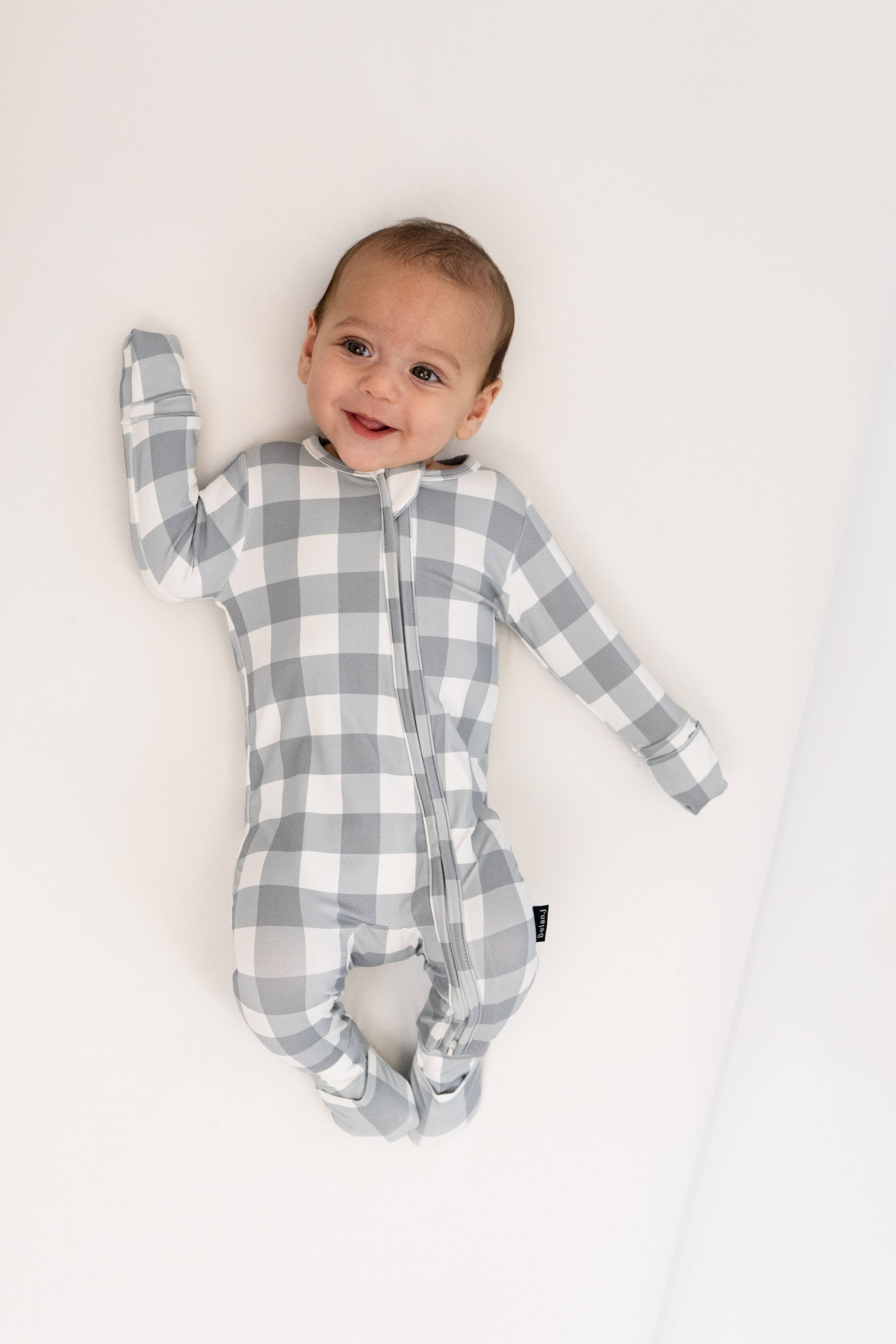 NR BELAN J | FOOTLESS SLEEPER | DENIM PLAID