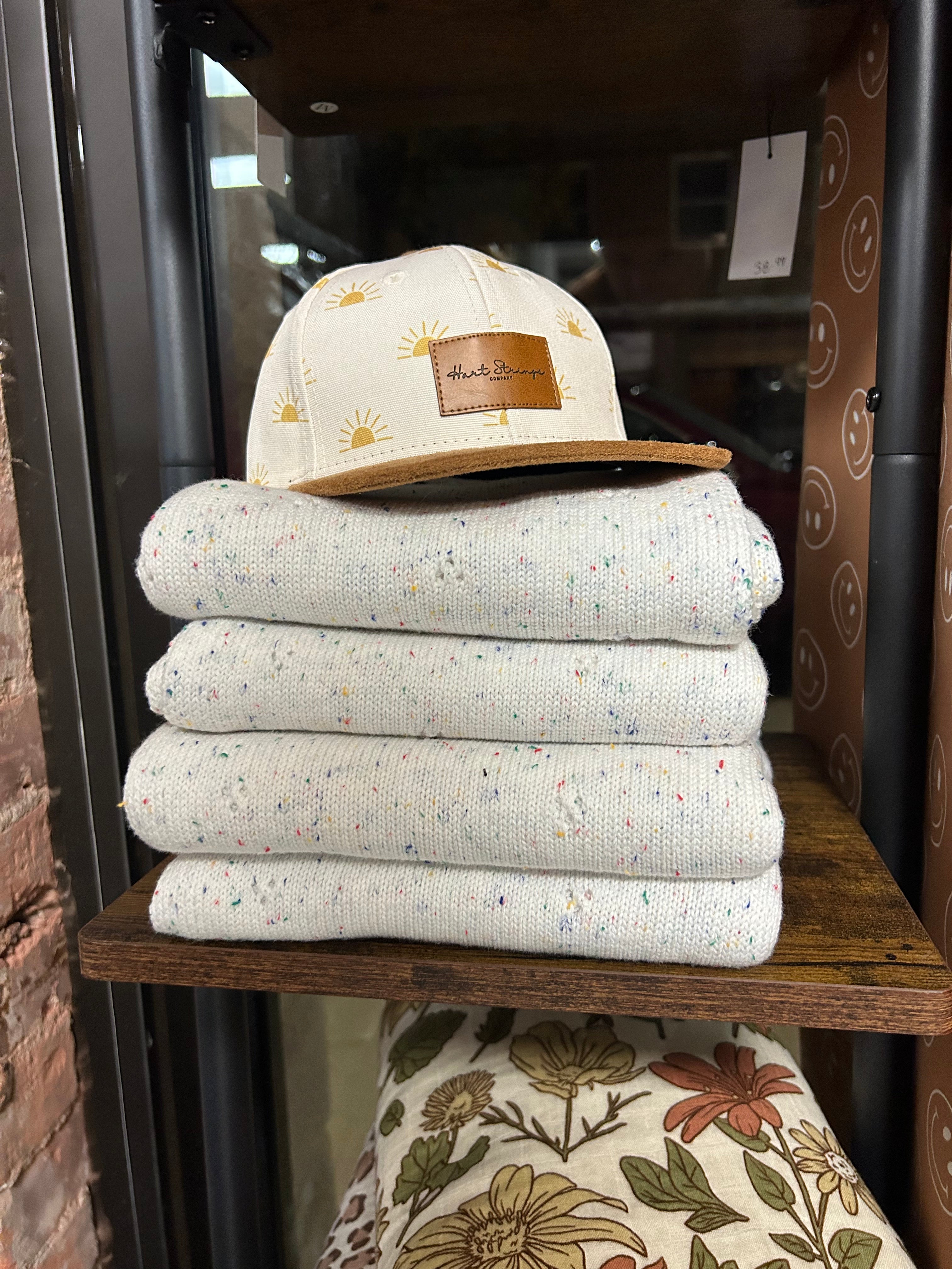 NR KNIT BLANKET | SPRINKLES